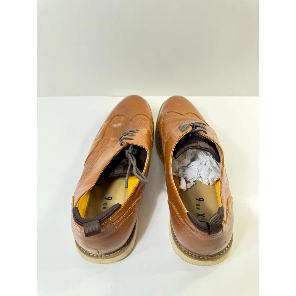 Mix No. 6 Mens Dress Shoes Brown Leather US 10.5